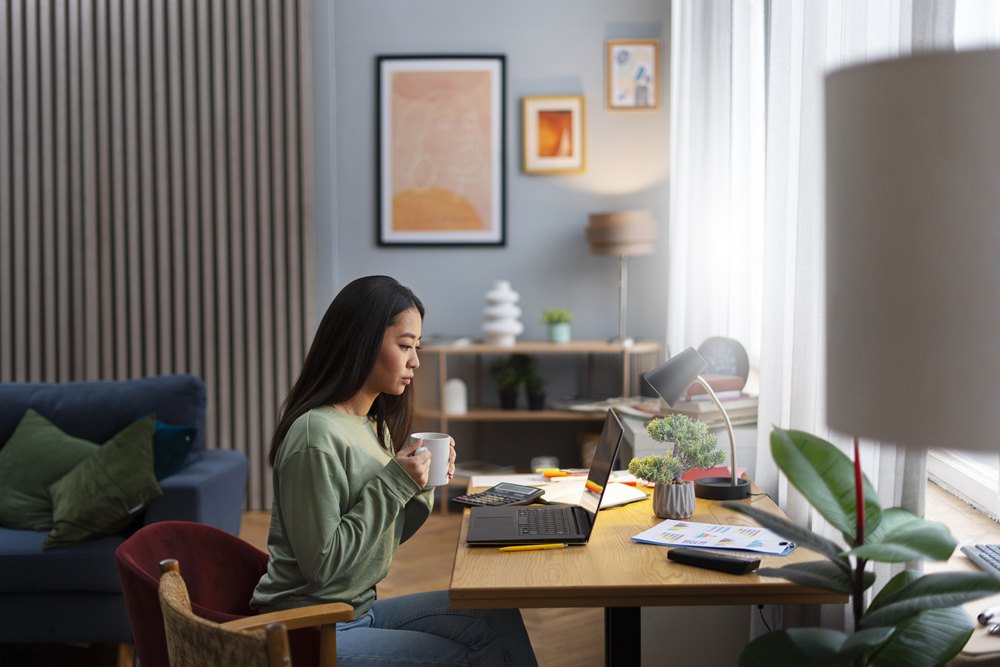 Delovni prostor za delo od doma